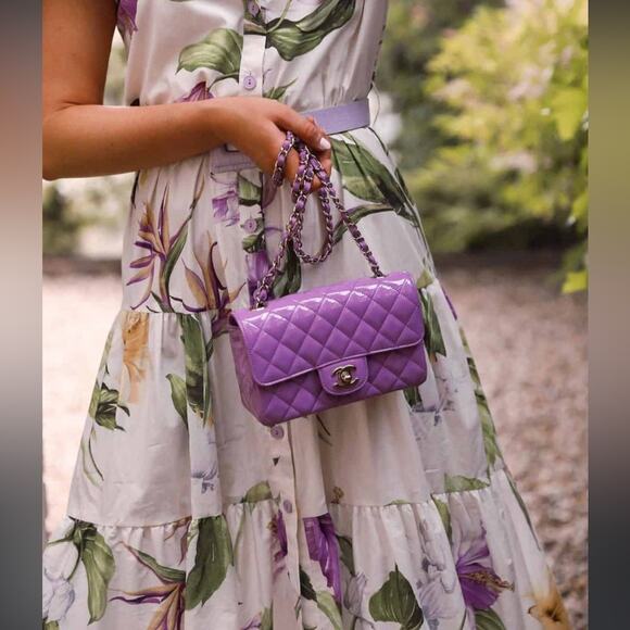 Zara Floral Printed Belted Shirt Midi Dress. Blogger fave. - Picture 3 of 16